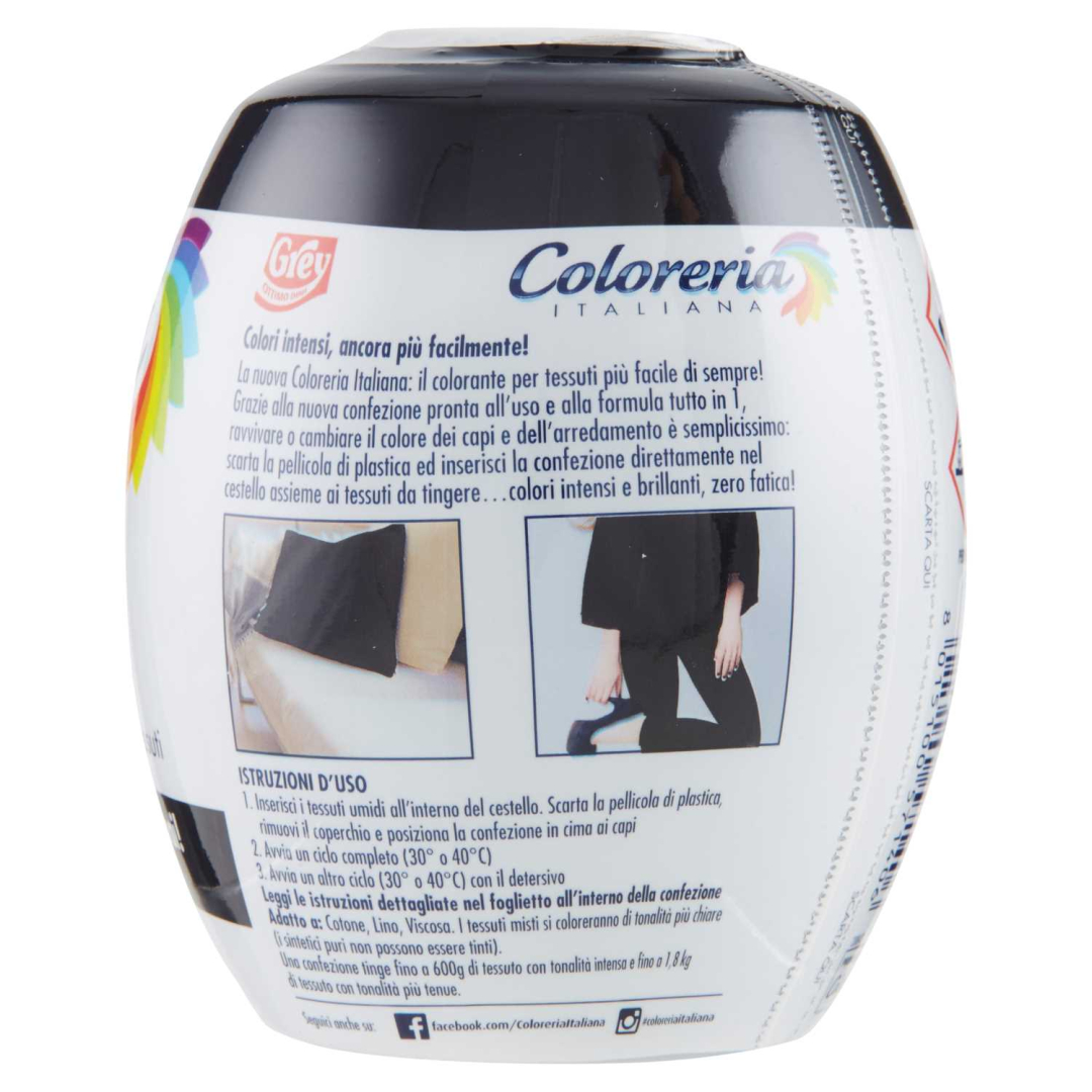 Фарба для одягу інтенсивний чорний Coloreria Italiana nero intenso, 350 г
