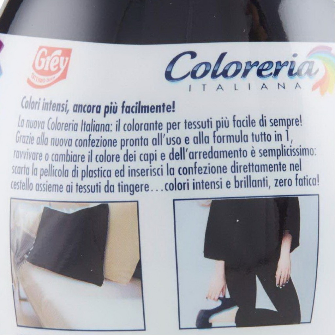 Фарба для одягу інтенсивний чорний Coloreria Italiana nero intenso, 350 г