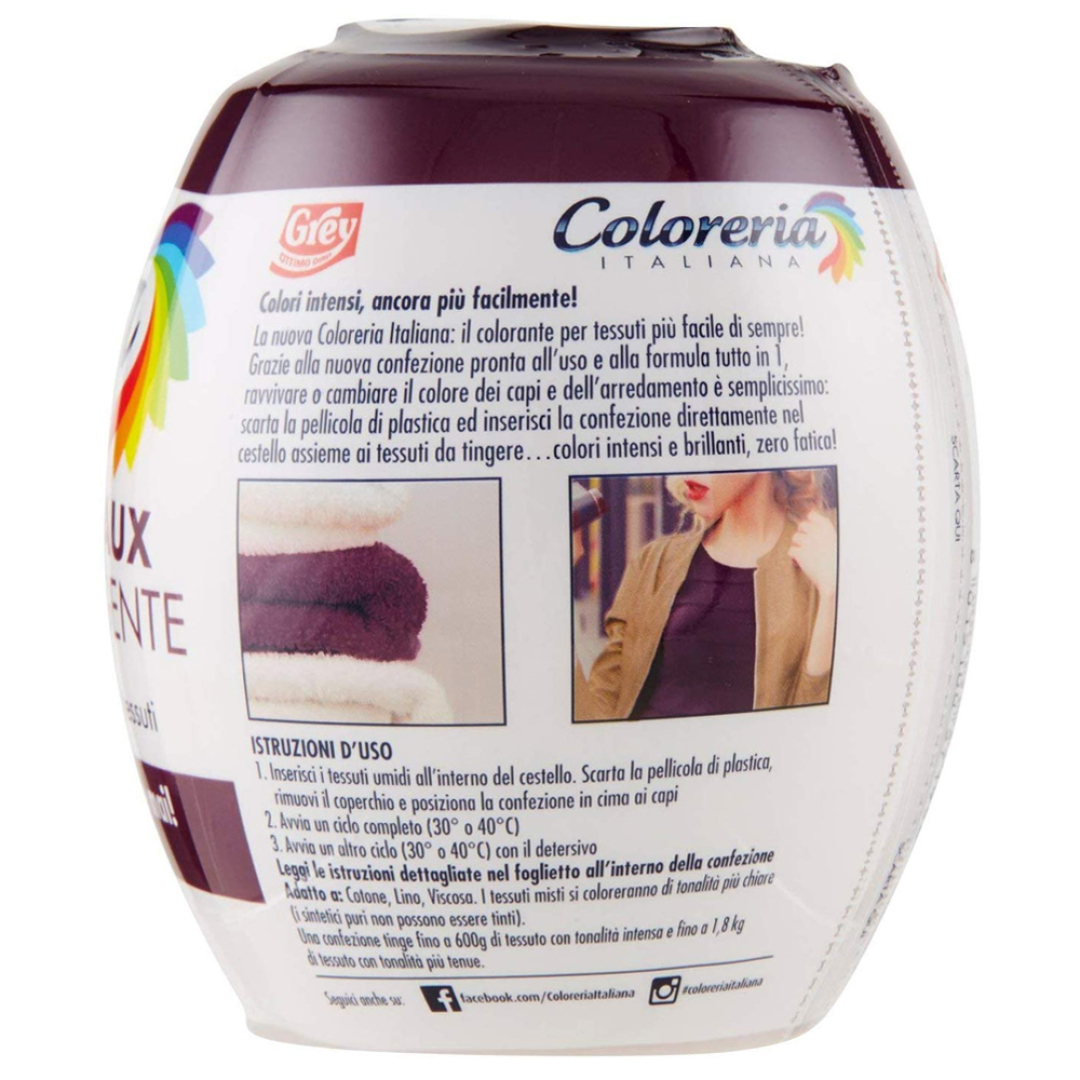 Фарба для одягу Coloreria Italiana Bordeaux Avvolgente Огортаючий Бордо, 350 г