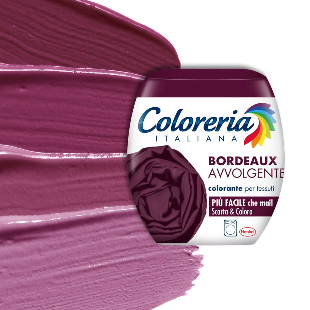 Фарба для одягу Coloreria Italiana Bordeaux Avvolgente Огортаючий Бордо, 350 г