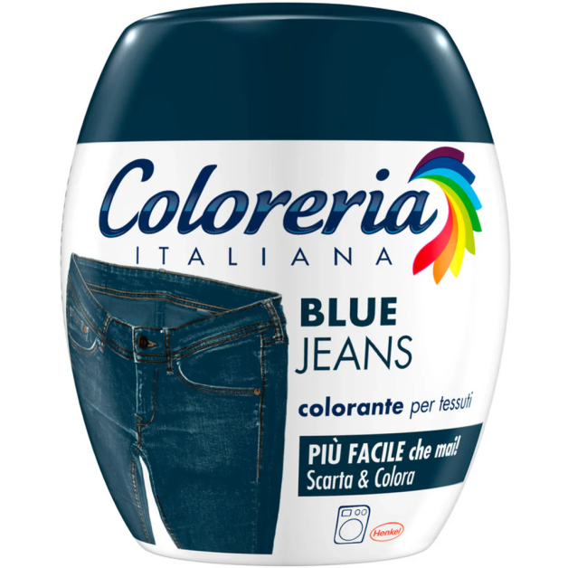 Фарба для одягу COLORERIA ITALIANA BLU JEANS сині джинси, 350г