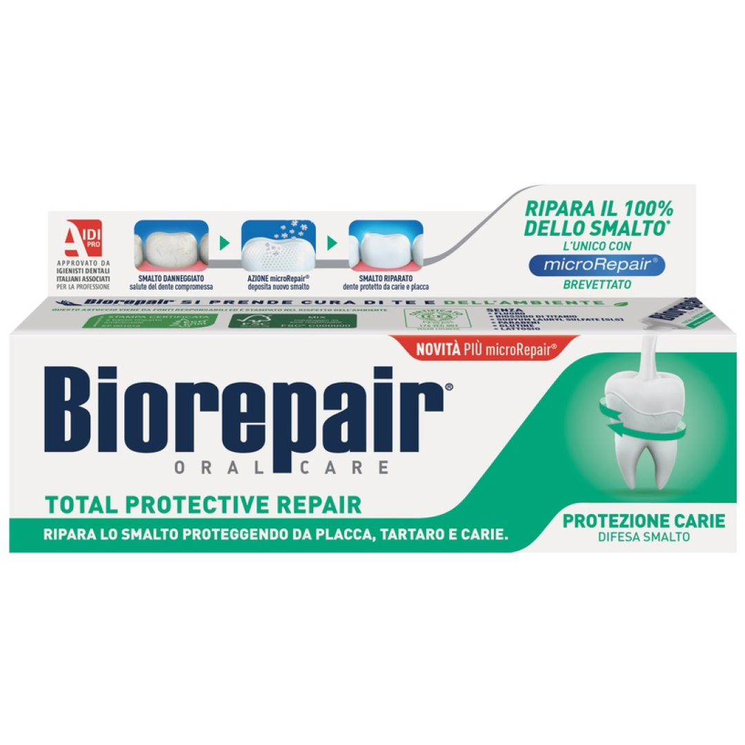 Зубна паста BioRepair Абсолютний захист та відновлення 75 мл, 1 шт