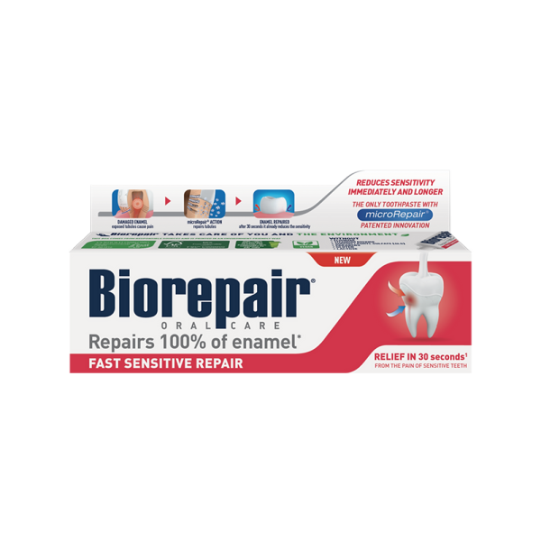 Зубна паста BioRepair Швидке позбавлення чутливості, 75 мл