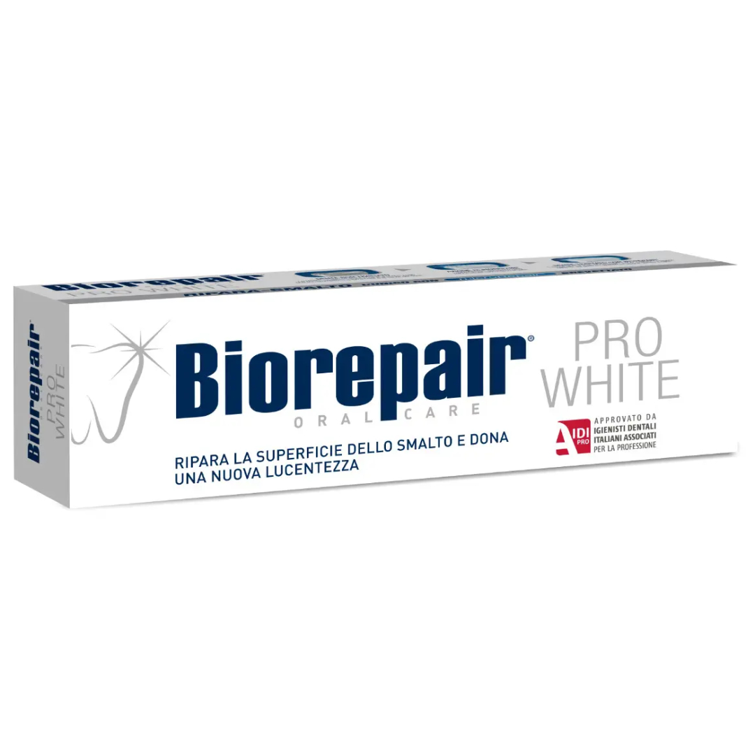 Зубна паста BioRepair PRO White для делікатного відбілювання зубів, 75 мл