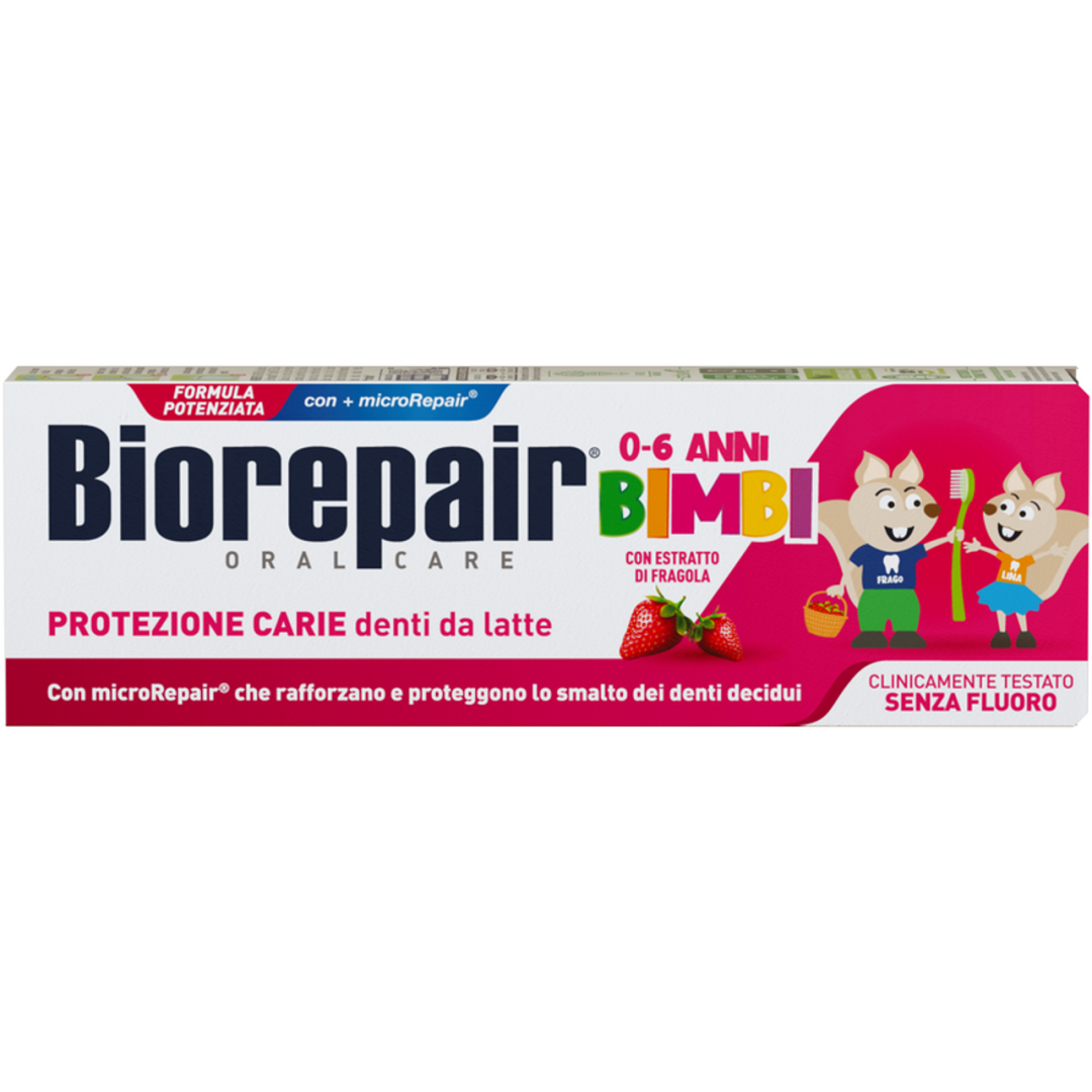 Зубна паста дитяча BioRepair Веселе мишеня 0-6 років, 75 мл