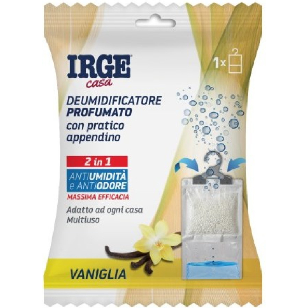 Поглинач вологи і запаху Irge з підвіскою 2 in 1 Vaniglia 500 мл