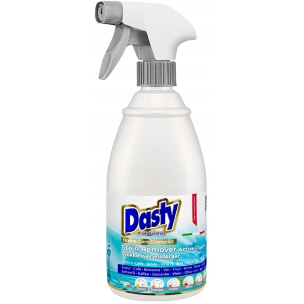 Кисневий плямовивідник спрей для білих і кольорових тканин Dasty Oxi Stain Remover Active Oxygen, 600мл
