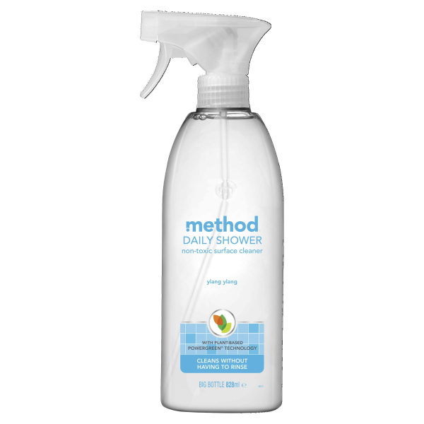 Еко засіб для щоденного миття ванної кімнати іланг-іланг Method daily shower cleaner – ylang ylang 828 мл