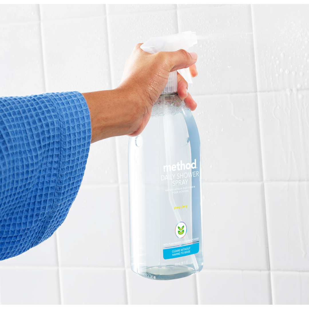Еко засіб для щоденного миття ванної кімнати іланг-іланг Method daily shower cleaner – ylang ylang 828 мл