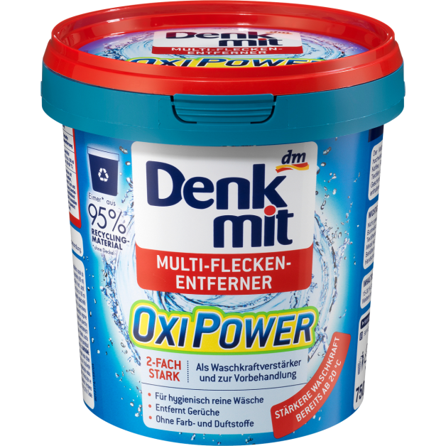 Кисневий плямовивідник для кольорових речей Denkmit Oxi Power 750 г