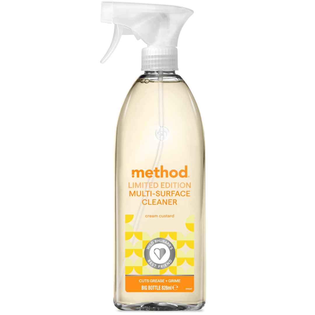 Універсальний засіб для чищення заварний крем Method multi-surface cleaner - limited edition cream custard, 828 мл