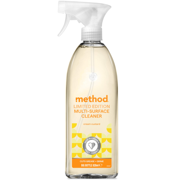 Універсальний засіб для чищення заварний крем Method multi-surface cleaner - limited edition cream custard, 828 мл