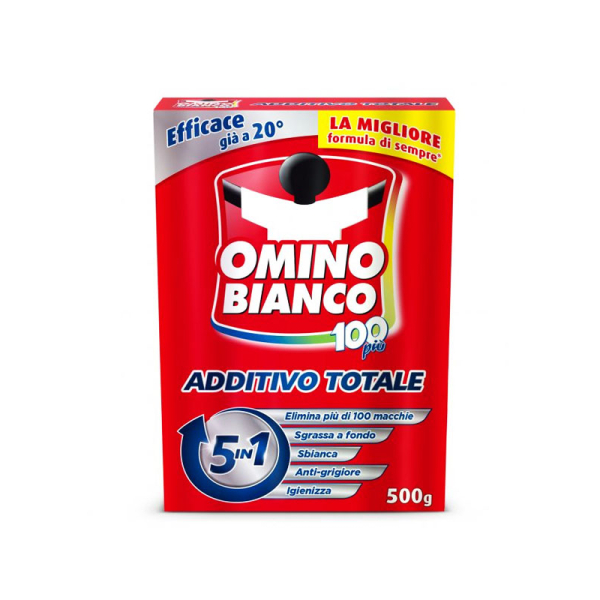 Засіб для видалення плям універсал Omino Bianco 500 г.