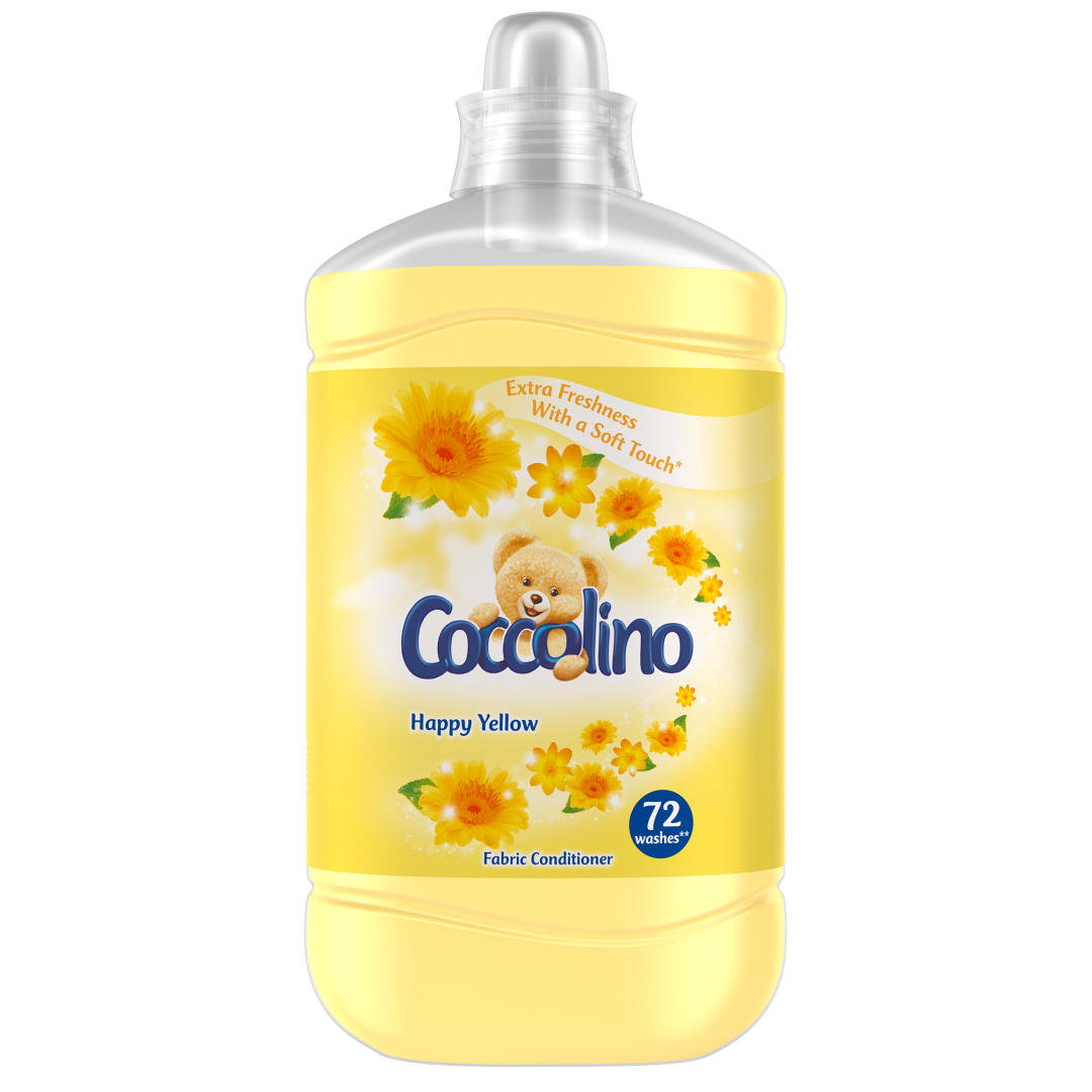 Coccolino кондиціонер для прання Happy Yellow 1,8 л (72 прання) (10.2024 )
