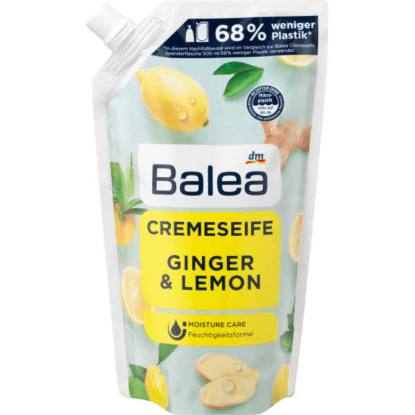 Balea рідке крем-мило імбир і лимон 500 мл (запаска) (02.2026/30649 )