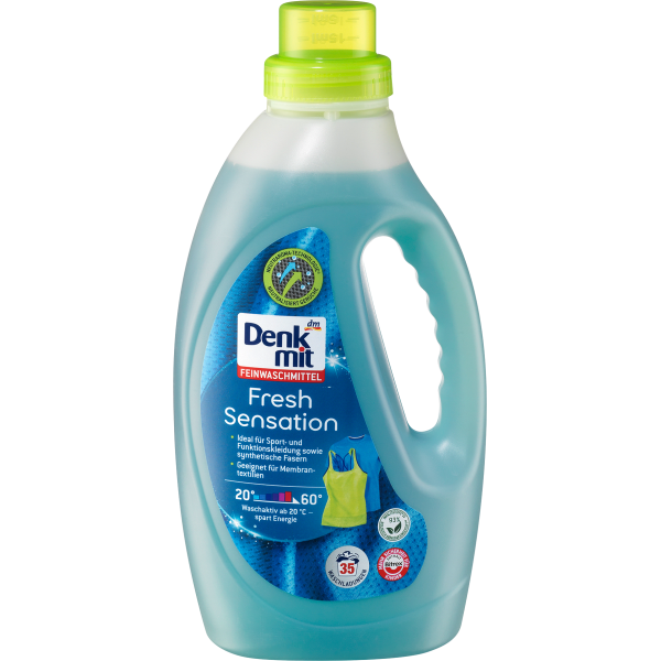 Denkmit засіб для прання спортивного одягу та одягу з мембран Fresh Sensation 1,5 л (35 прань)