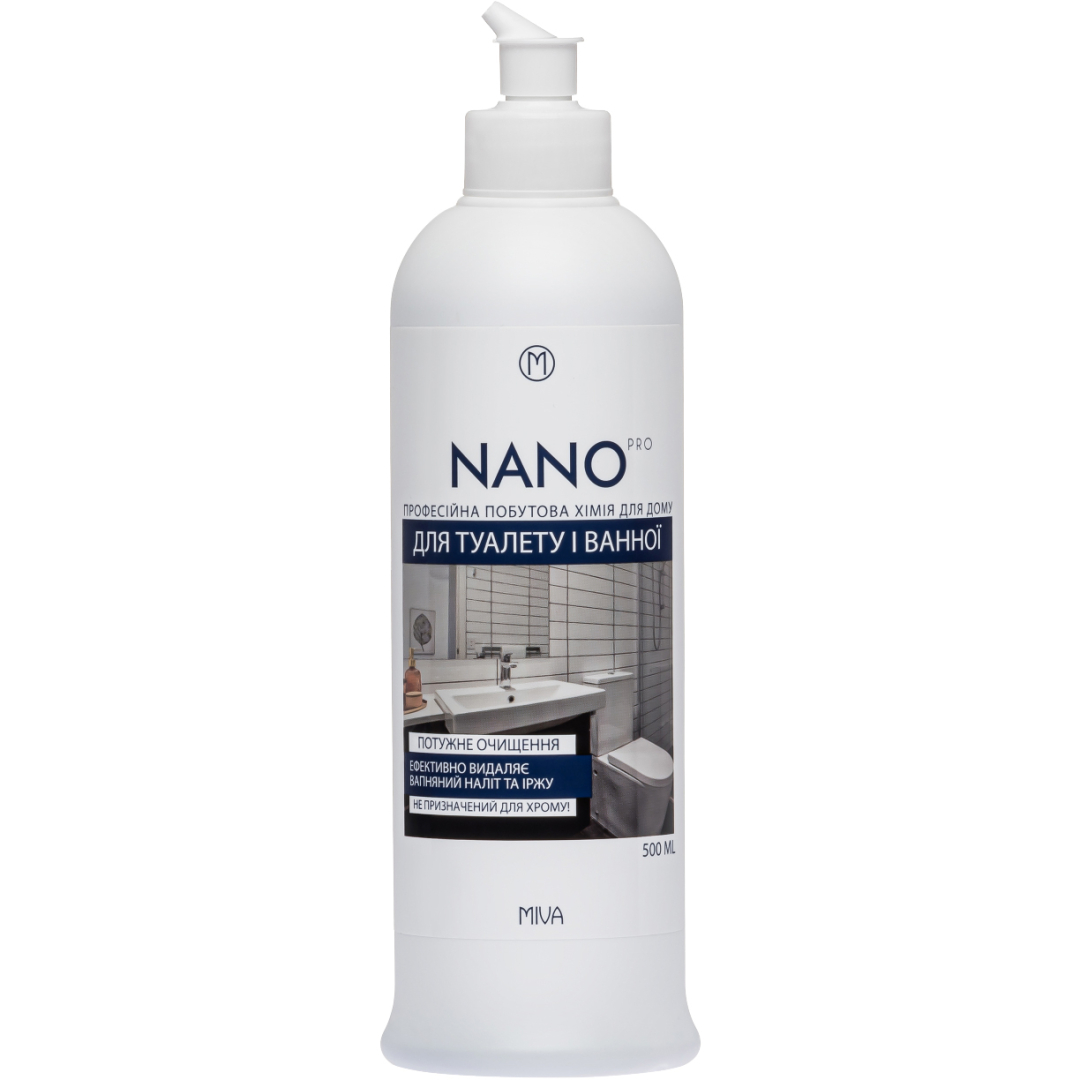 Для туалету і ванної NANO PRO тм м MIVA 500мл