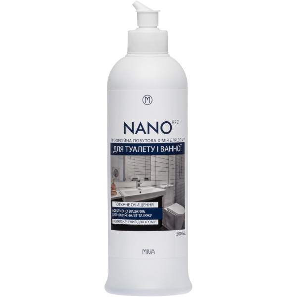 Для туалету і ванної NANO PRO тм м MIVA 500мл