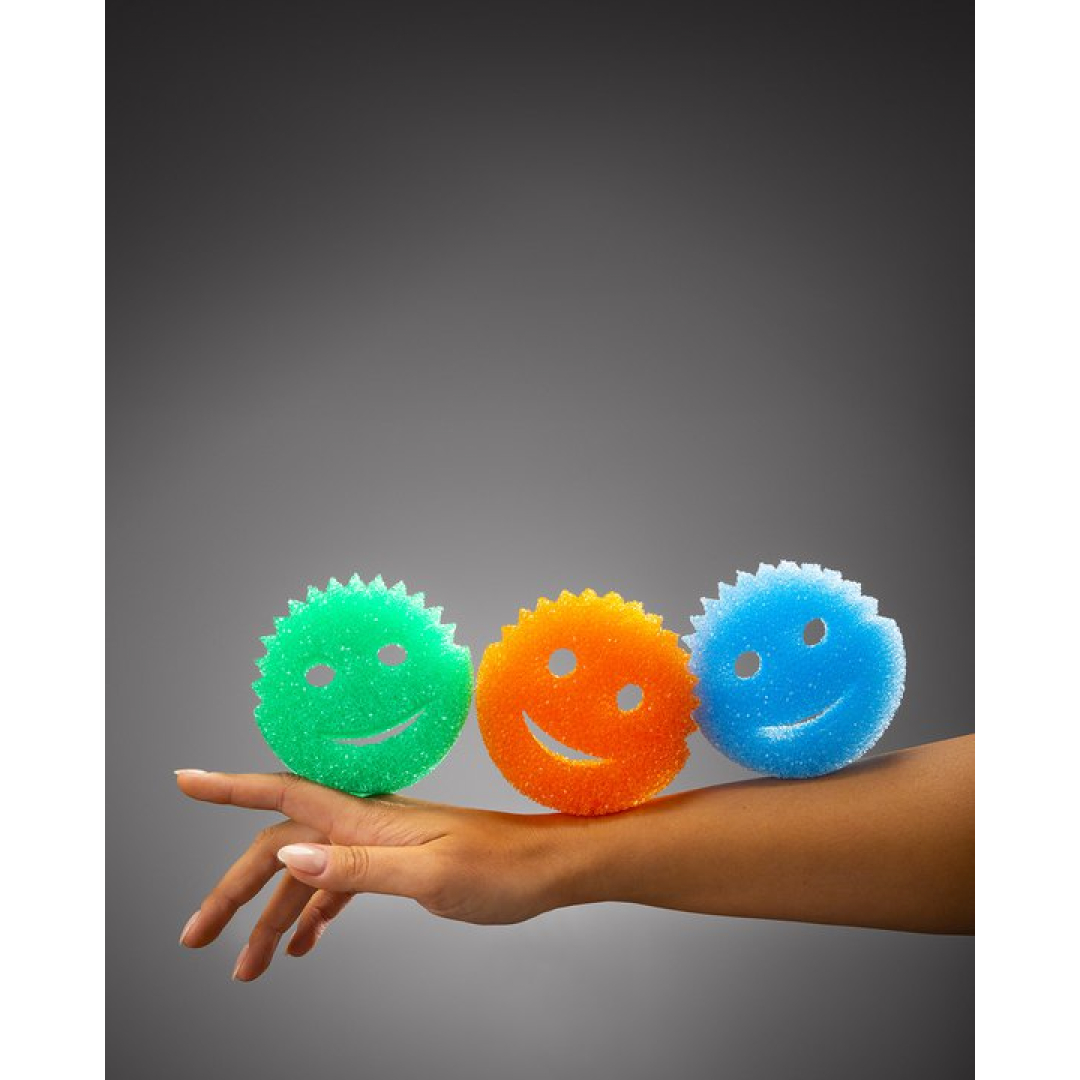 Губка для чищення Scrub Daddy різні кольори, 1шт коробка (червона) 