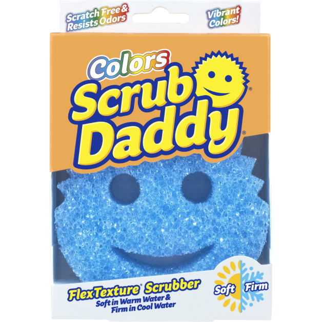 Губка для чищення Scrub Daddy різні кольори, 1шт коробка (блакитна) 