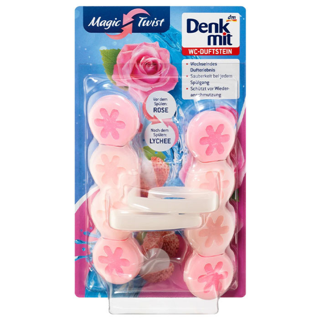 Denkmit освіжувач WC Magic Twist Lychee 2шт.