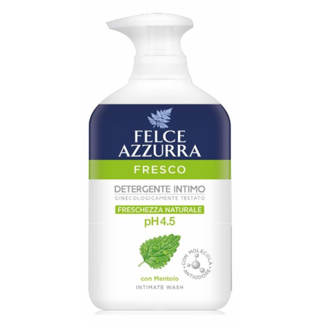 Felce azzurra інтимний гель pH 4.5 Fresco freschezza naturale ментол 200мл