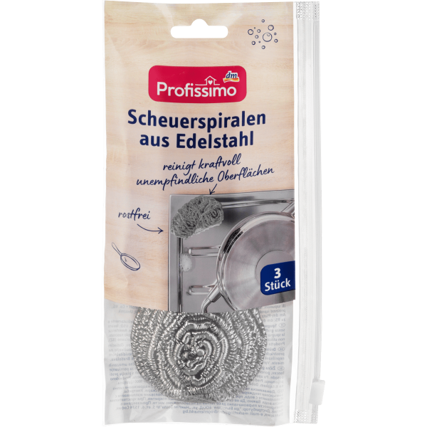 Profissimo металевий шкребок для посуду 3шт.