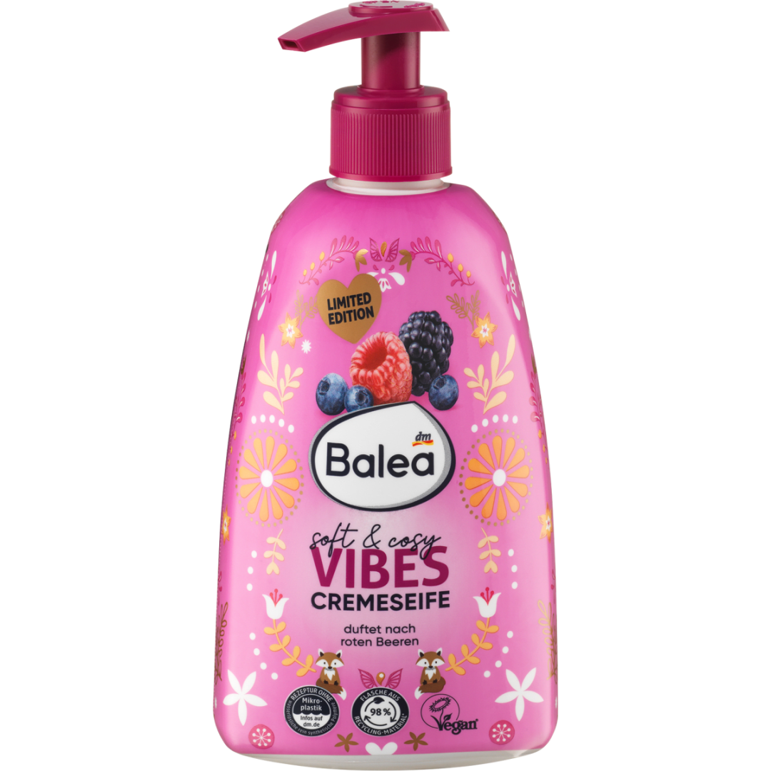 Balea мило для кухні soft and cosy vibes аромат червоних ягід 500мл