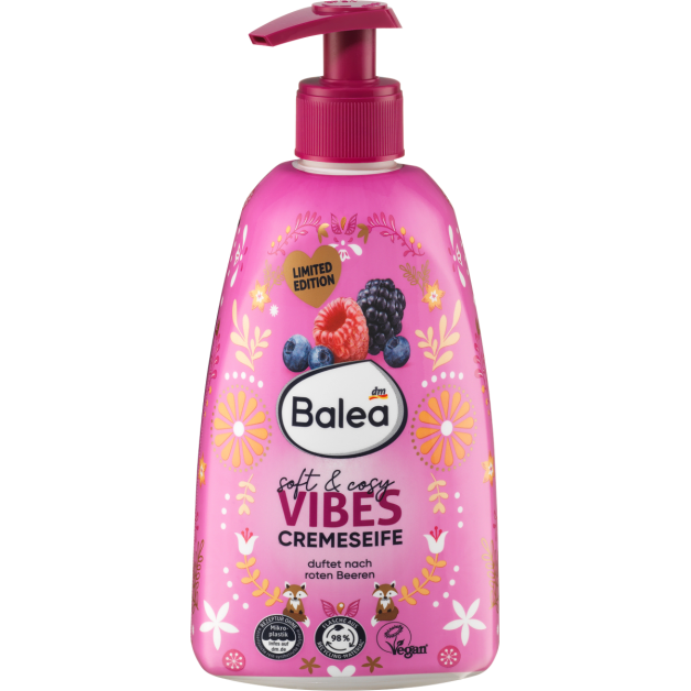 Balea мило для кухні soft and cosy vibes аромат червоних ягід 500мл