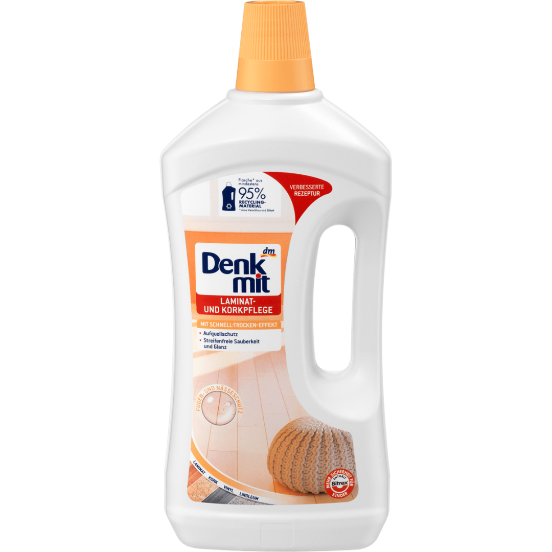 Засіб для чищення ламінату Denkmit, 1л. (Німеччина) Denkmit Bodenreiniger Laminat- und Korkpflege, 1 l