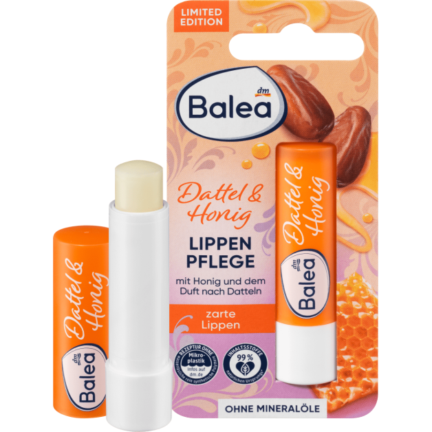 Balea Бальзам для губ Lippenpflege Dattel Honig, 4,8 g