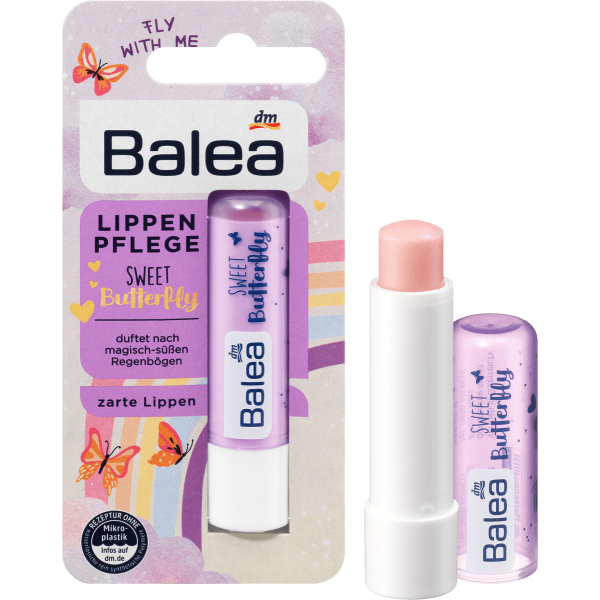 Бальзам для губ Denkmit Balea Sweet Butterfly 4.8г.