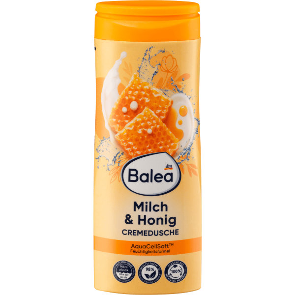 Крем- гель для душу Balea Milch & Honig, 300 мл