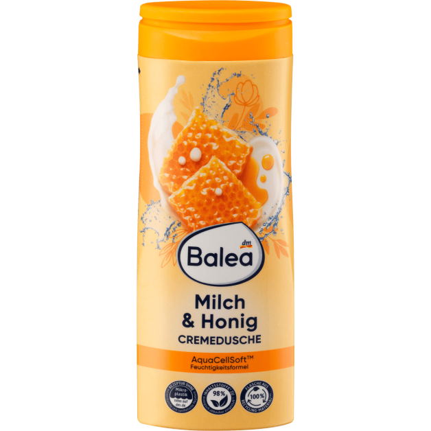 Крем- гель для душу Balea Milch & Honig, 300 мл