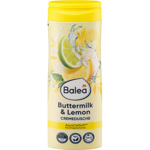 Крем-гель для душу Balea Buttermilk&Lemon, 300 мл