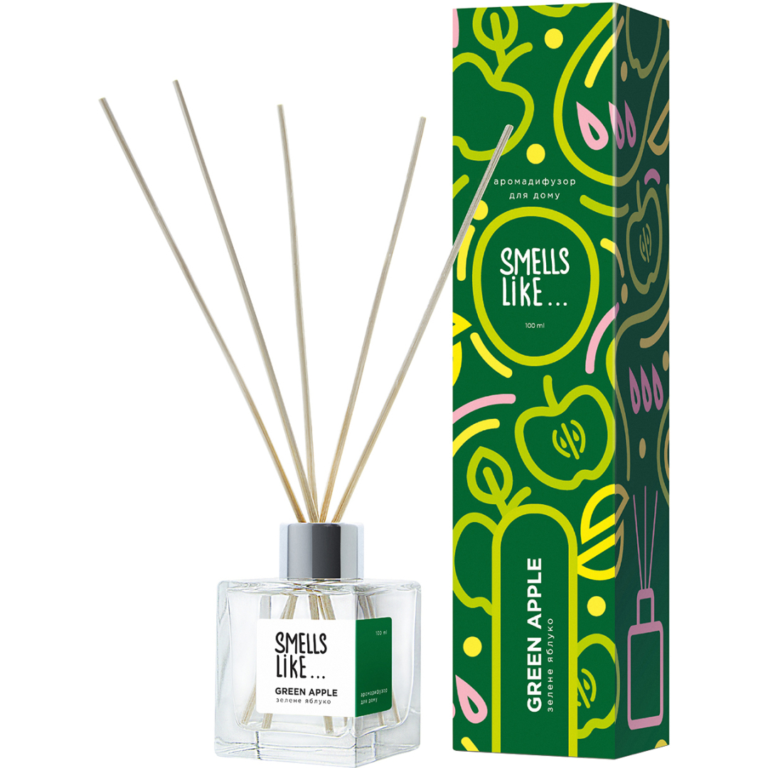 Аромадифузор зелене яблуко Smells Like Green apple Esse Україна 100 мл