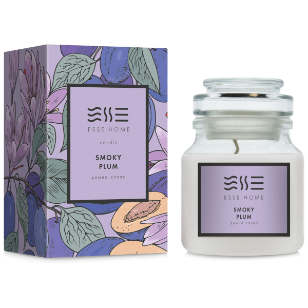 Арома-свічка ESSE Home димна слива Smoky Plum 100 г