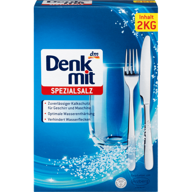 Сіль для посудомийних машин Denkmit Spezialsalz 2 кг (4010355486110)