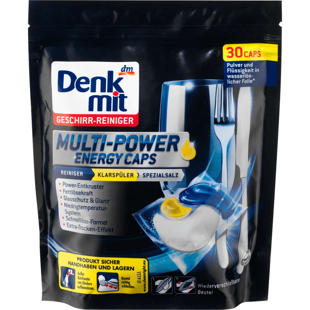 Таблетки для посудомийних машин Denkmit Multi-Power Energy 30 шт