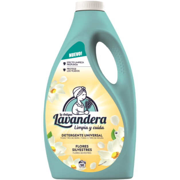 Гель для прання La Antigua Lavandera польові квіти 2.5 л (50 прань)