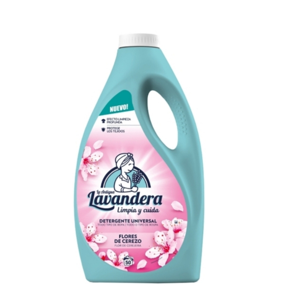 Гель для прання La Antigua Lavandera Floral з ароматом квітів 2.5 л (50 прань)