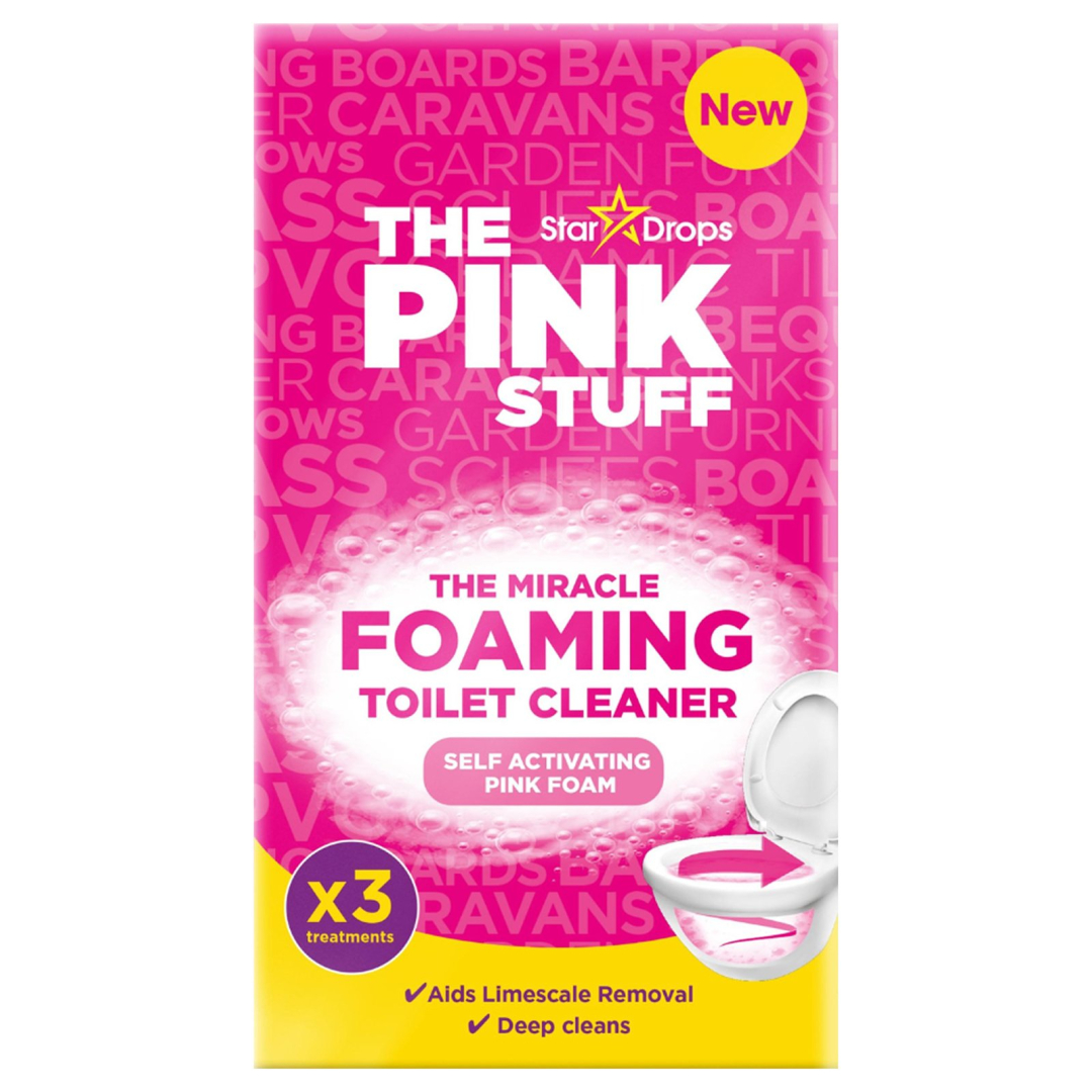 Пінний порошок для очищення туалету The Pink Stuff, 3*100 г