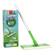 Швабра для миття підлоги Swiffer Kit плюс 8 сухих і 3 вологих серветки для збирання пилу з підлоги Швабра для миття підлоги Swiffer Kit плюс 8 сухих і 3 вологих серветки для збирання пилу з підлоги
