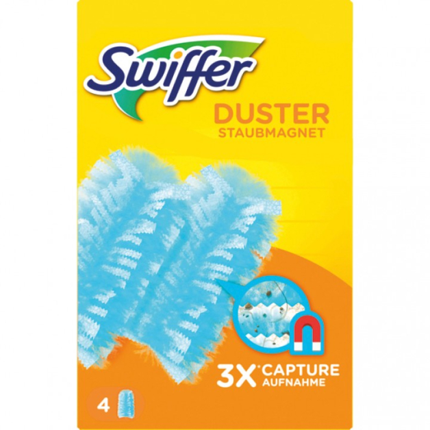  ЗАПАСКА для магніту для збирання пилу, піпідастру Swiffer duster, 4шт