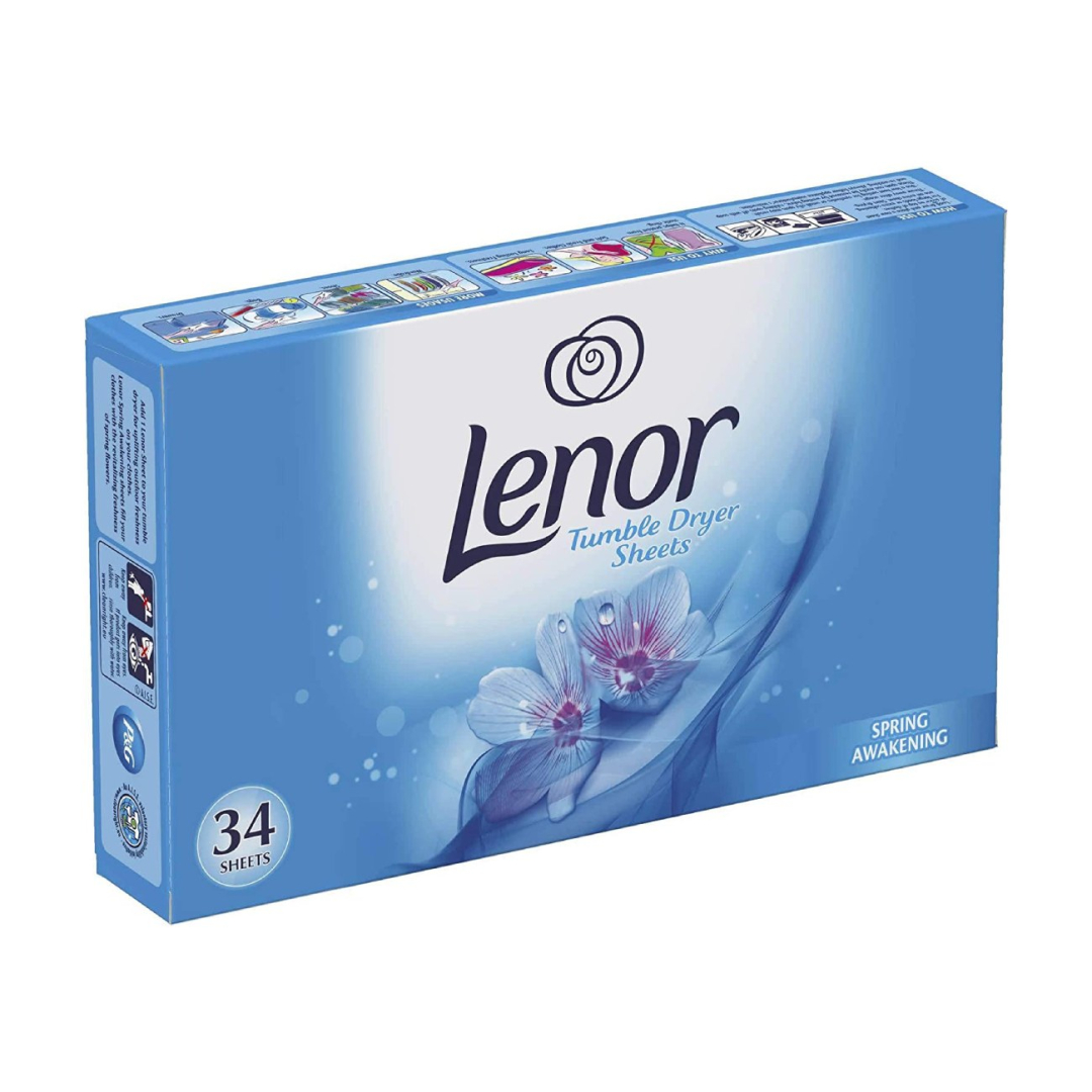 Серветки ароматизовані для сушильної машини Lenor aprilfrisch, 34 шт