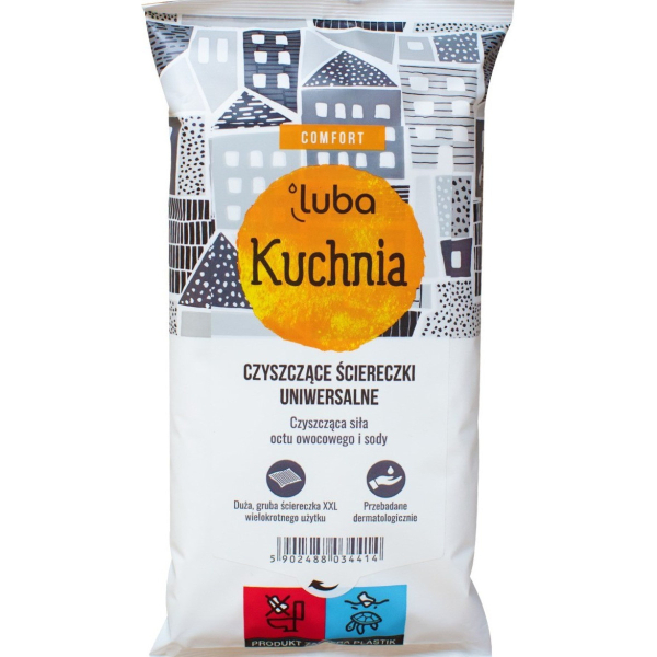 Вологі серветки Luba Comfort для прибирання кухні 32 шт