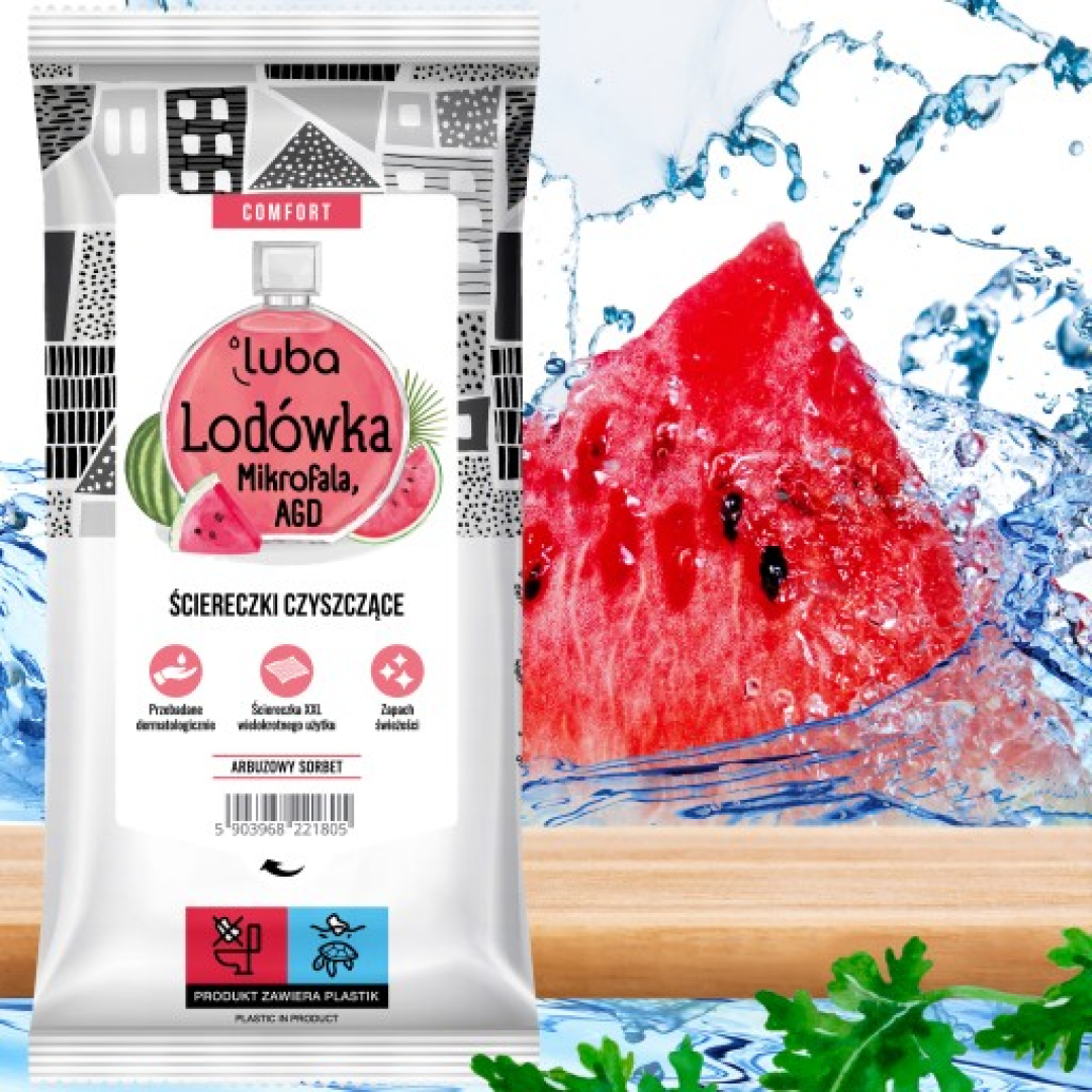 Вологі серветки Luba Comfort для холодильника 32 шт