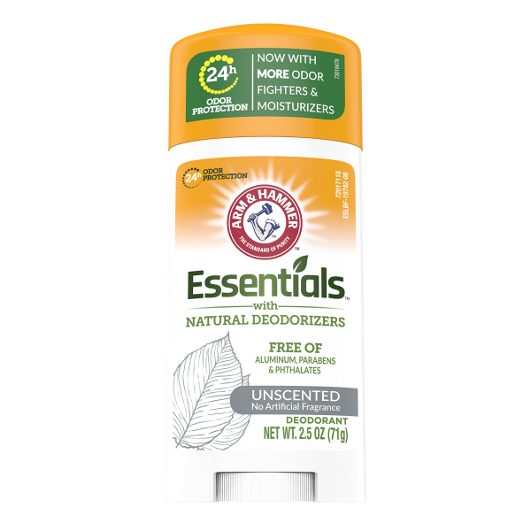 Натуральний дезодорант Arm & Hammer БЕЗ АРОМАТУ Essentials with Natural Deodorizers UNSCENTED, 71 г