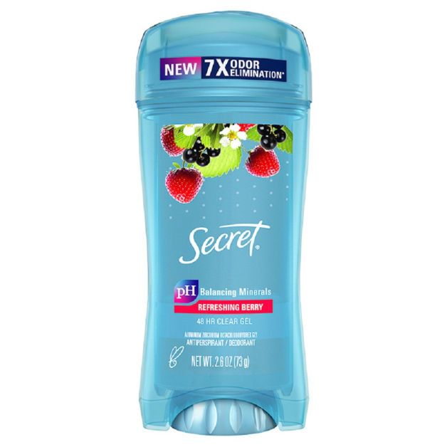 Дезодорант гелевий літні ягоди Secret, 48 Hour Clear Gel Deodorant, Berry  73 г (США)