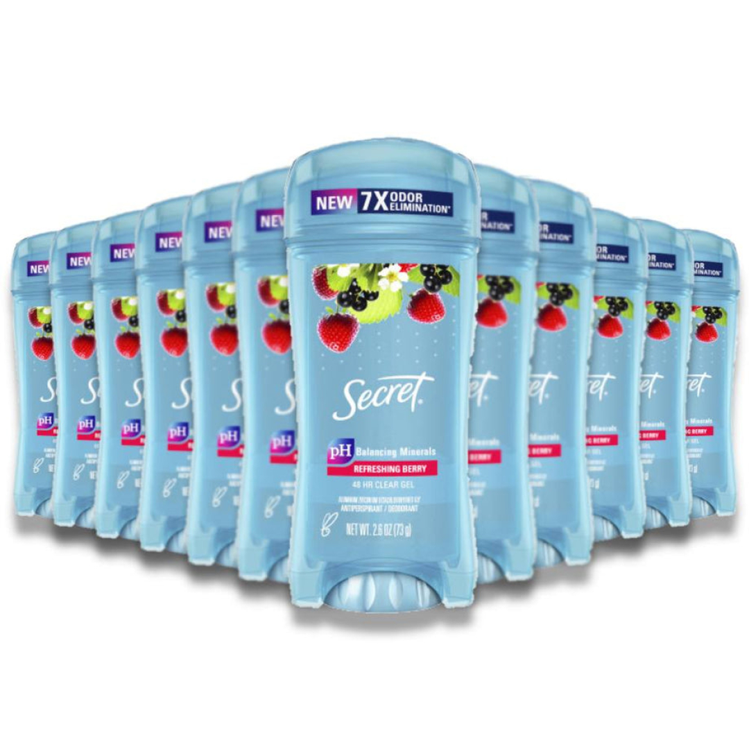 Дезодорант гелевий літні ягоди Secret, 48 Hour Clear Gel Deodorant, Berry  73 г (США)